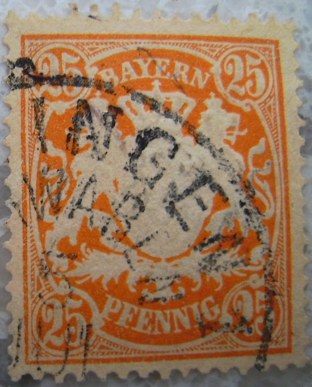 Briefmarke 25 Pfennig Orangepaint.jpg