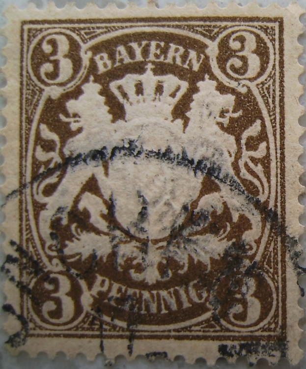Briefmarke 3 Pfennig Braunpaint.jpg