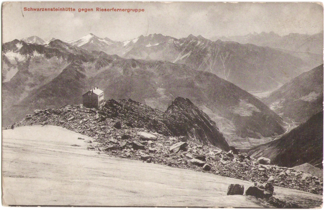 Durreckgruppe um 1910 von Schwarzensteinhuette ausp.jpg