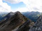 Roggspitze, Westliche und Östliche Erlispitze