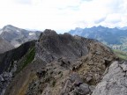 Roggspitze, Westliche und Östliche Erlispitze