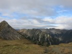 Abendspitze, Galtjoch, Steinkarspitzen, Knittelkarspitze, Wetterkreuz und Kelmerspitze