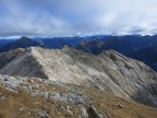 Abendspitze, Galtjoch, Steinkarspitzen, Knittelkarspitze, Wetterkreuz und Kelmerspitze