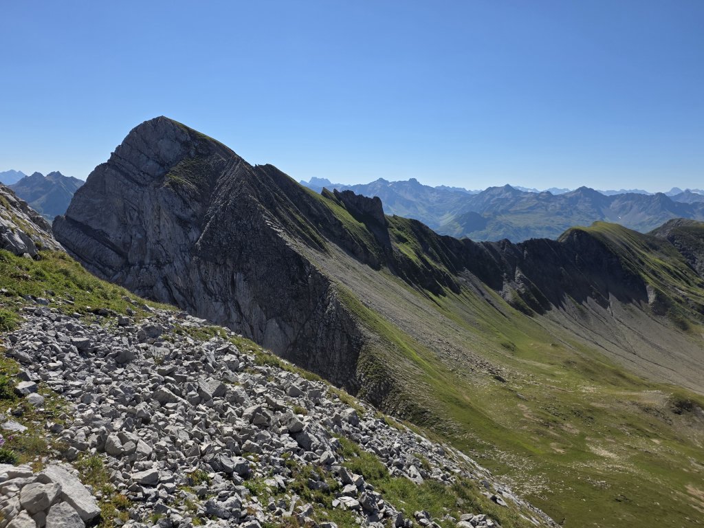 Pöngertlekopf, Pfaffeneck, Gehrengrat